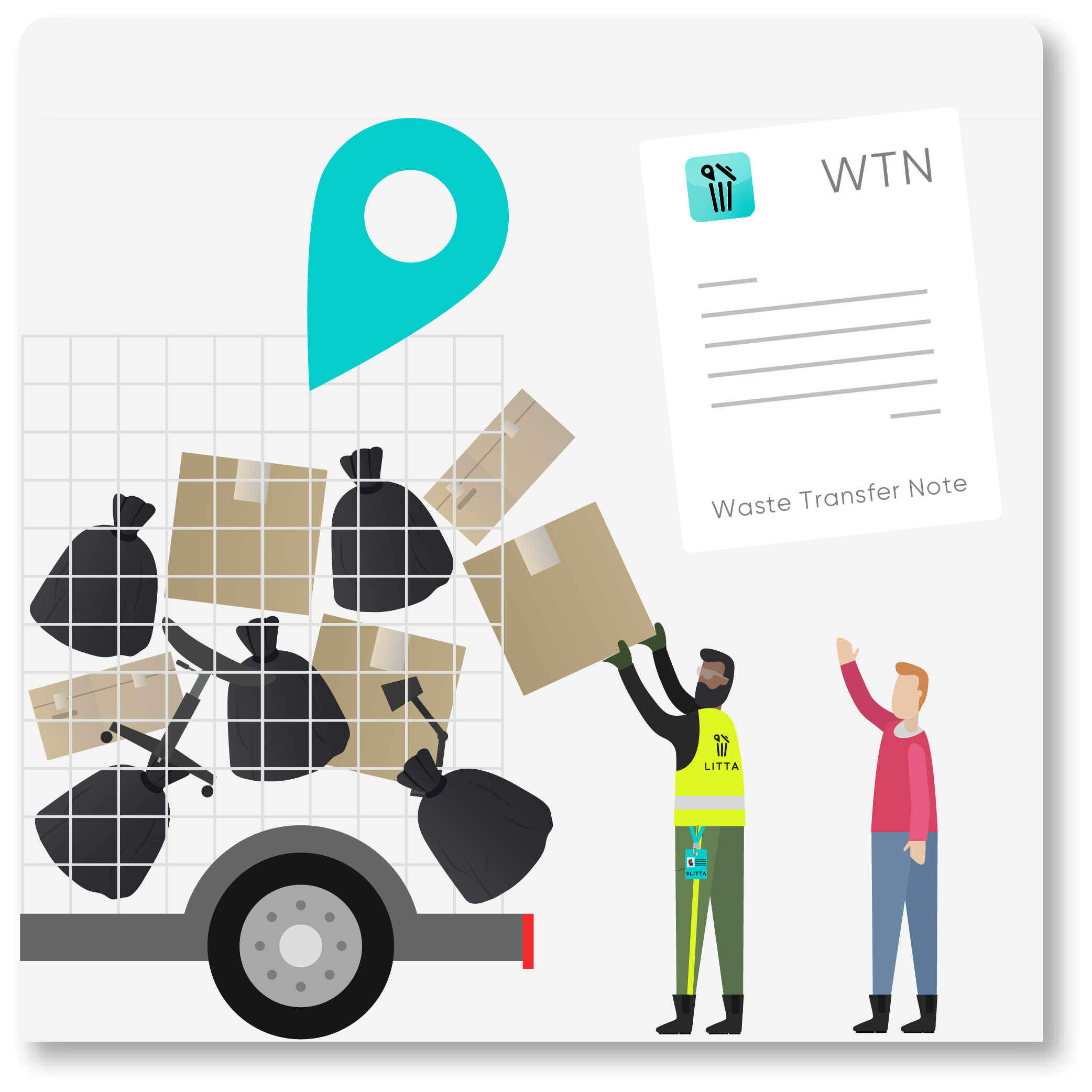 Rubbish Removal in London LITTA™ Same Day Rubbish Removal